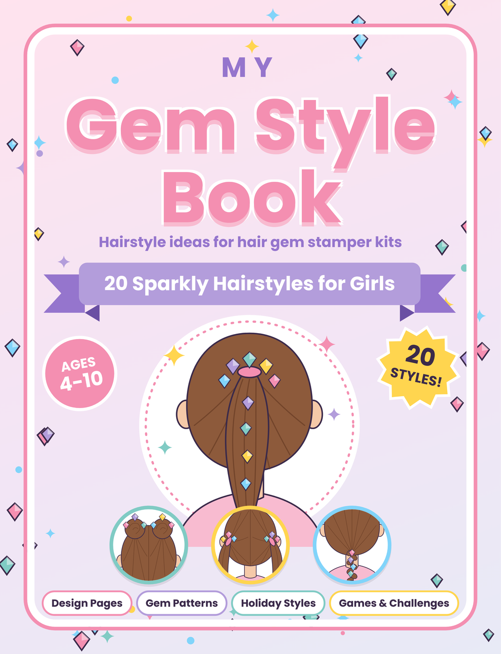 Hair Gem Stamper Kit