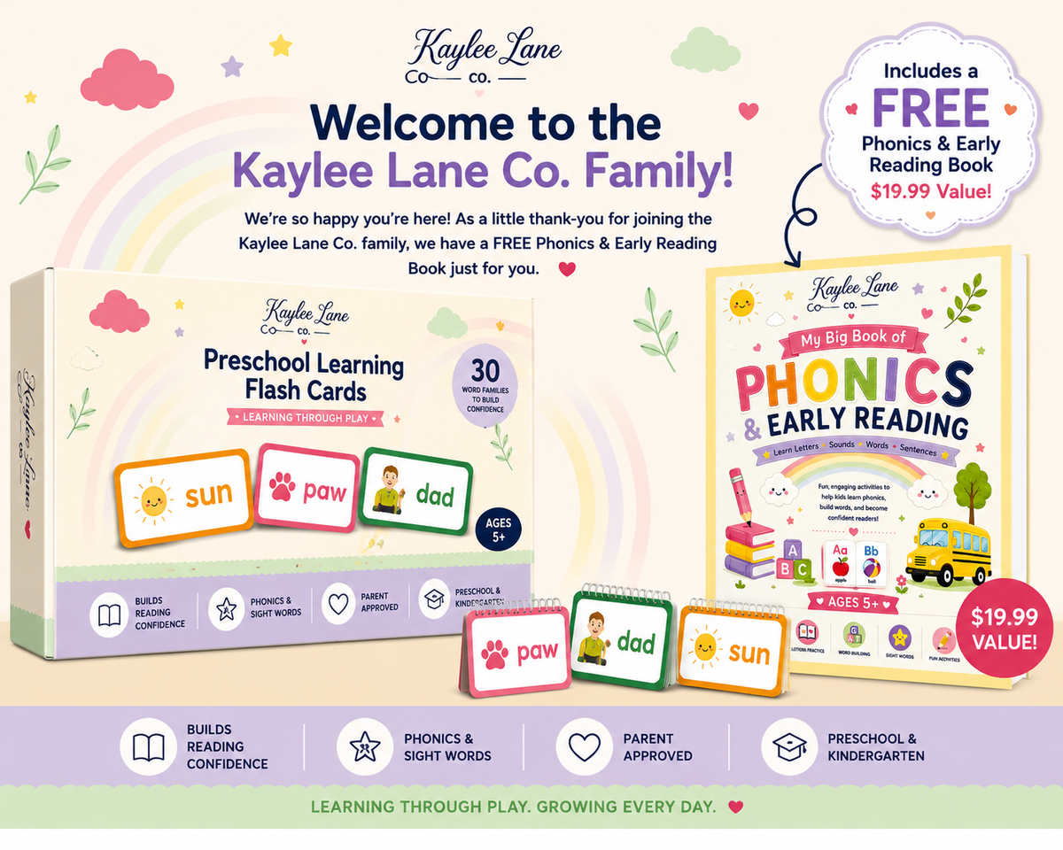 Word Family Phonics Flash Cards