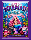 Mermaid Coloring Book: 228 Cute and Easy Coloring Pages for Kids Ages 4–8