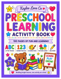 Preschool learning Activity Book